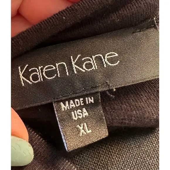 Karen Kane Three Quarter Sleeve A-Line Dress - XL - Picture 11 of 15